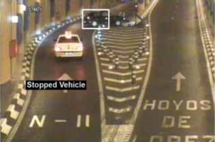 逆走車両検知