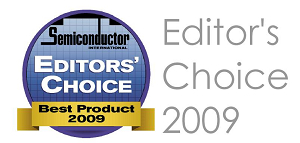 Semiconductor International誌Edetors' Choiceで、Best Product2009を受賞